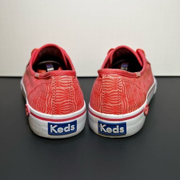 Womens KEDS x EOS Limited Edition Lipstick Pink Low Top Shoes / Size 8 - Picture 5 of 10